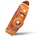 Original Airtag Case Leather Dog